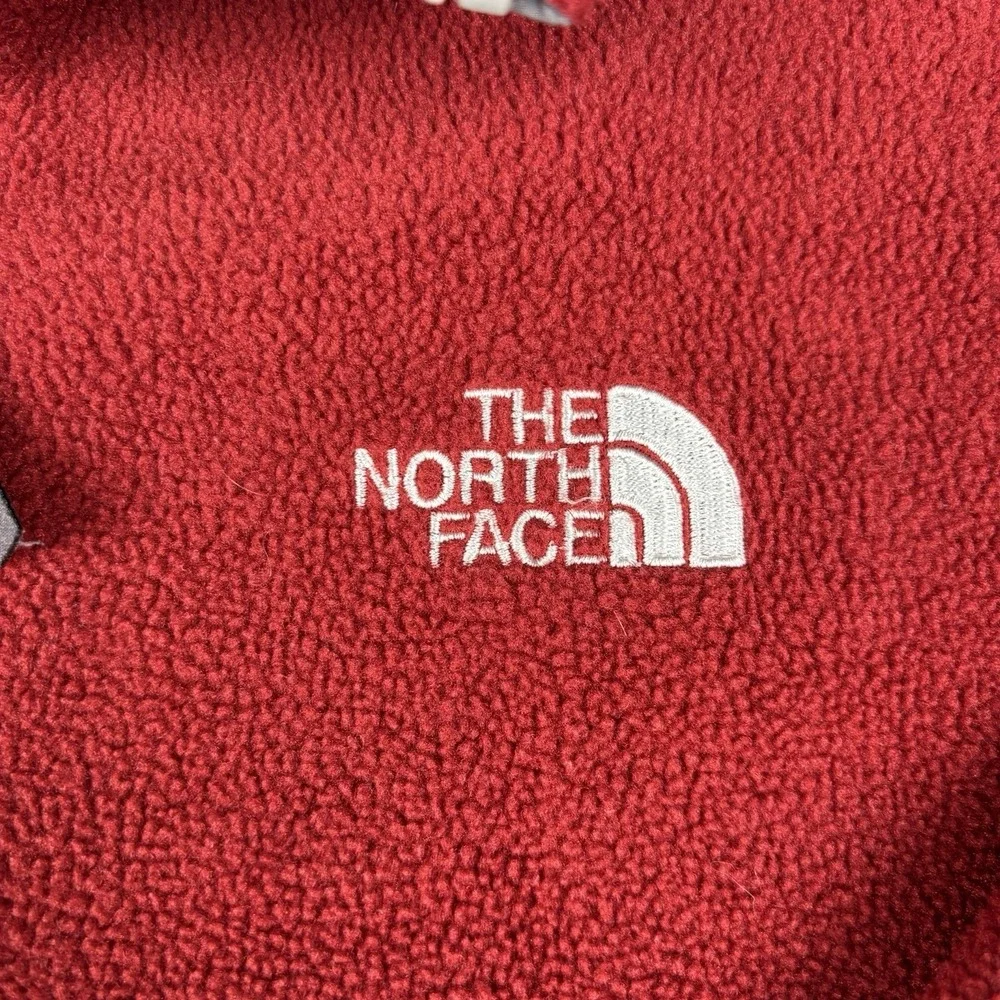 The North Face Jacket Mens Xl Polartec‎ Fleece Red Full Zip Outdoor Coat Casual